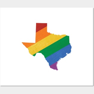 Texas Pride Posters and Art